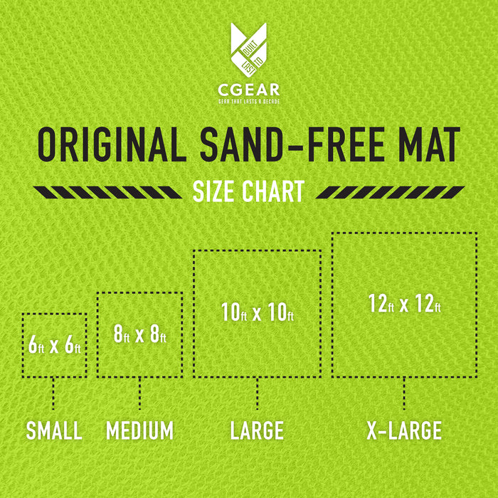 ORIGINAL SAND FREE CAMPING MAT CGEAR CGEAR SAND FREE