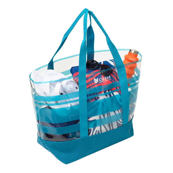 CLEAR SAND FREE TOTE