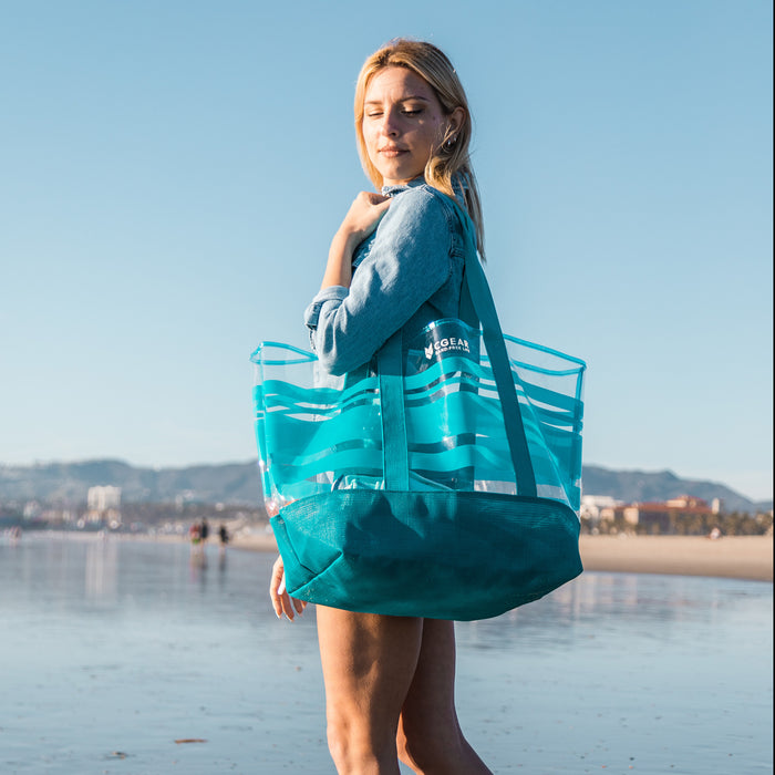 CLEAR SAND FREE TOTE