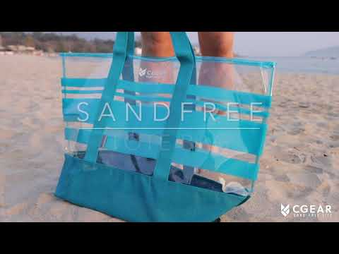 CLEAR SAND FREE TOTE
